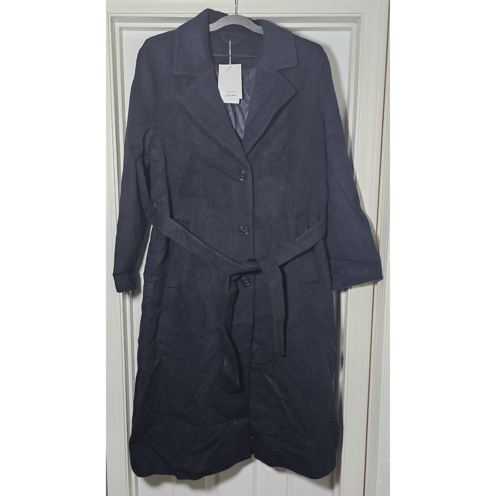 Paris Atelier & Other Stories Oversized Alpaca Blend Trench Coat Women's Size 8